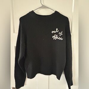 A New Day - Out of Office Black Sweater - size small